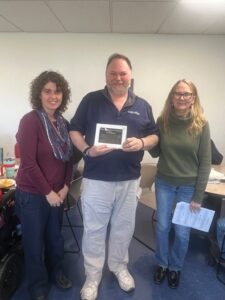 Terri Kio, Nathan Shaffer, and Kim Zimmer